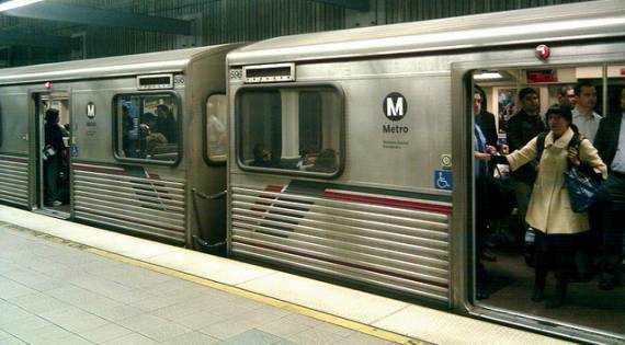 The subway might be full, but extending it to UCLA won't make a dent in the 26,000,000 car trips added to the Westside in the next 30 years.  Photo: Spokker Jones/Flickr