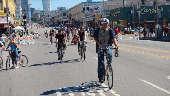 Bikeside's Board pedaling right. at me.