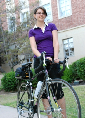 When ##http://today.ucla.edu/portal/ut/after-hours-the-bike-activist-171085.aspx##UCLA profiled Stern## they took this picture.  Gotta respect someone who's bike commuting from The Valley to Westwood.