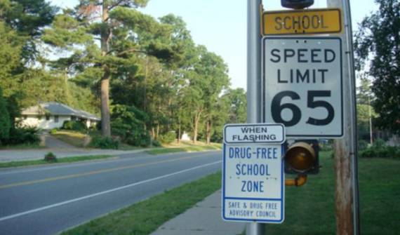 Report: States Quietly Raising Speed Limits Near Failing Schools.  Source: ##http://www.theonion.com/articles/report-states-quietly-raising-speed-limits-near-fa,18657/##The Onion##