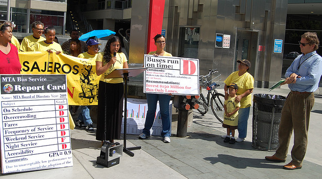 The BRU nearly flunked Metro's bus service before the December cuts.  Wonder what the grade will be when they're done.  Photo: LA Streetsblog/Flickr