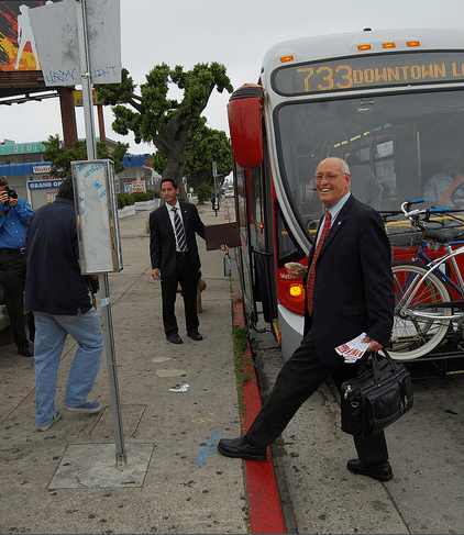 Environmentalists and transit advocates urge Council Man Rosendahl and the Transportation Committee not to block BRT for the Westside.