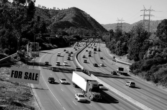 For Sale. View looking north from the Hyperion Bridge. Sahra Sulaiman/LA Streetsblog