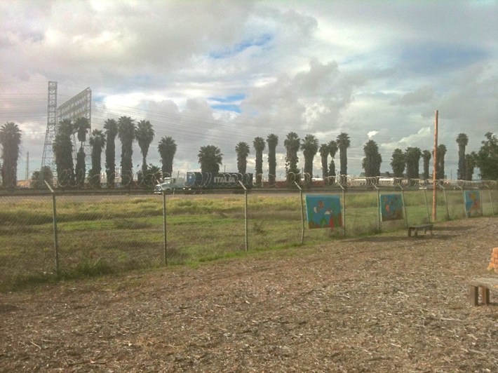 The Terminal Island Freeway, across from Century Villages and Hudson Elementary Schoo. Photo courtesy of Brian Ulaszewski.