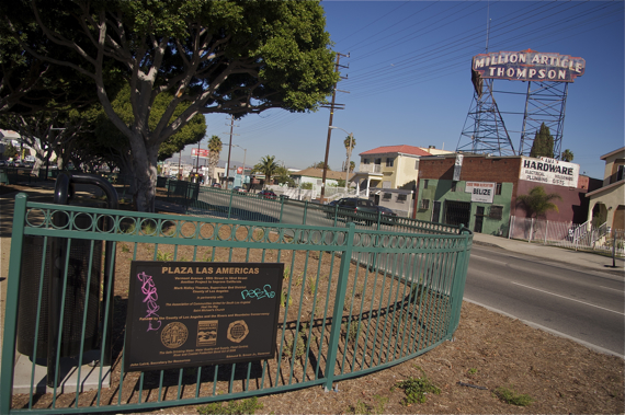 The inaugural plaque for the  Sahra Sulaiman/LA Streetsblog