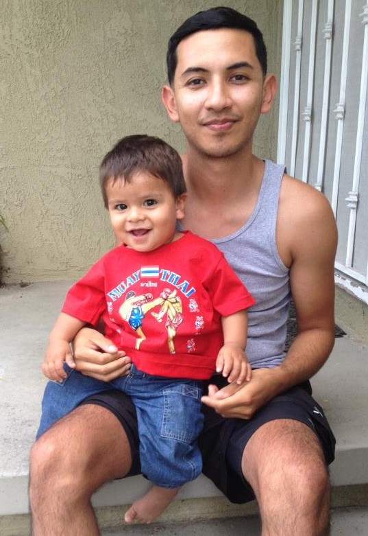 Carlos Hernandez and his nephew Alex
