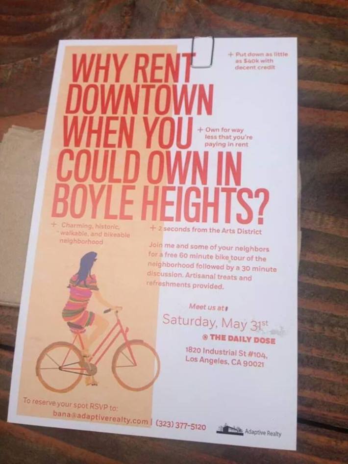 Behold: the most tone-deaf flyer in the history of man. (Photo seen on several facebook pages).
