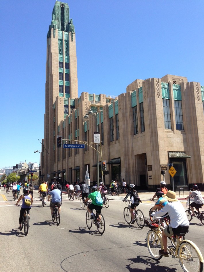 Under Metro's plan, CicLAvia open streets festivals will take place all over Los Angeles County. photo: Joe Linton/Streetsblog LA