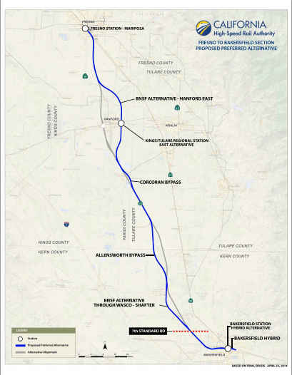 Click on the image to go to a higher resolution pdf. Image via California High Speed Rail