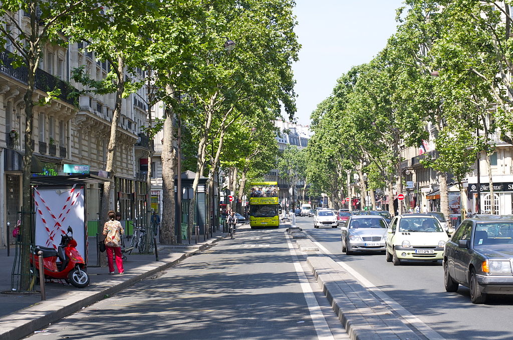 Paris, not Los Angeles, but maybe one day, in a decade. Boulevard Saint-Germain by Aleksandr Zykov, Russia.