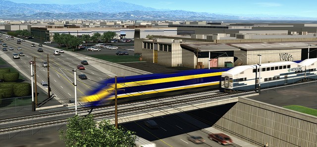 How should California's high speed rail interface with Los Angeles County? Give your input at an upcoming meeting or via email. Image via CAHSRA