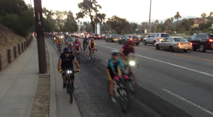 Milton Olin Ride passes Echo Park. All photos: Joe Linton/Streetsblog L.A.