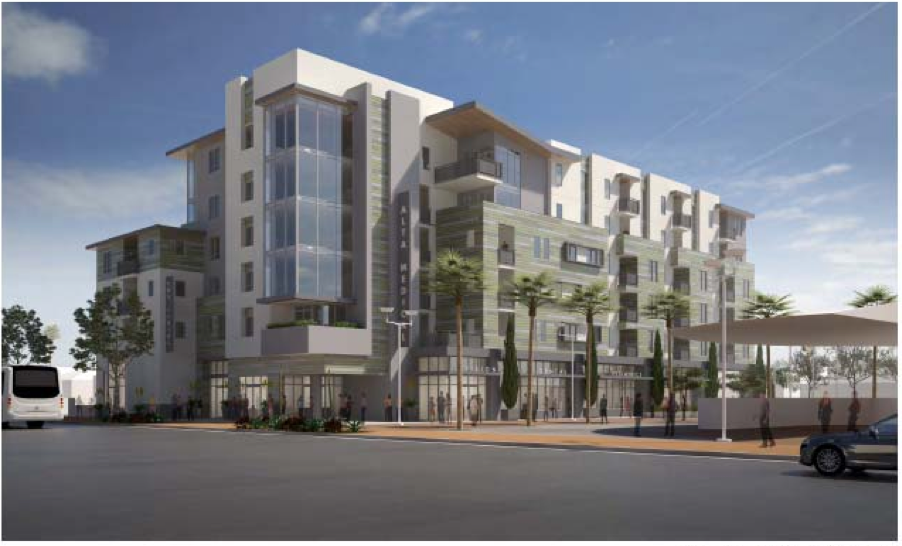 Affordable housing at the Soto station. Source: Metro.