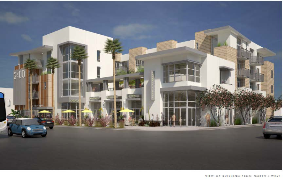 Rendering of senior housing planned for 1st and Soto. Source: Metro
