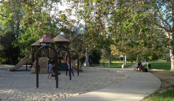 For a tot lot break by this Sunday's CicLAvia, try North Weddington Park
