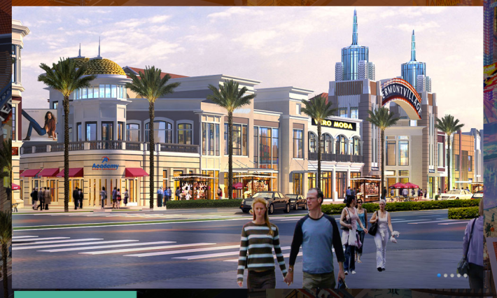 South L.A., is that you? Renderings by the Sassony group for Vermont Village, to be built on the NE corner of Vermont and Manchester. (screenshot from the SG website)