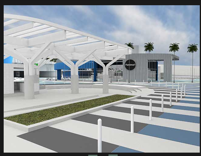 Rendering of what appears to be the reconfigured bus depot. (Source: JGM)