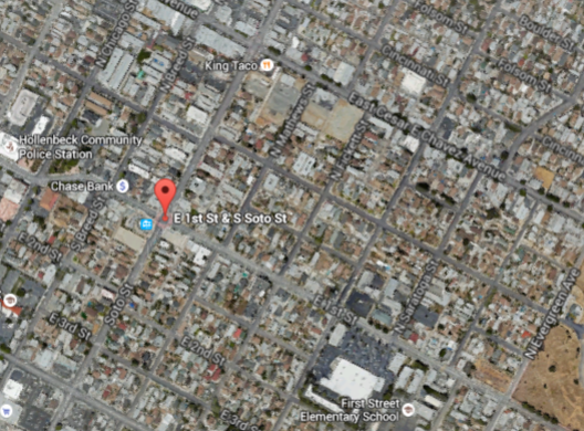 Boyle Heights needs more trees, both to provide shade and help clean the air. (Google maps)