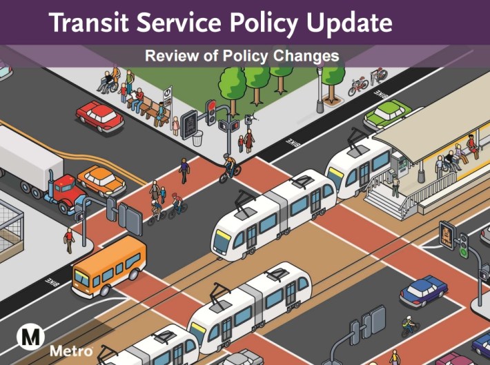 Metro's Transit Service Policy Update is summarized in this presentation [PDF]