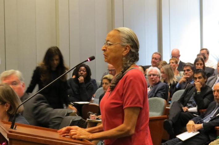 There were only a few empty seats ...a rarity for a committee hearing. Photo: ##https://www.facebook.com/photo.php?fbid=1222044731144673&set=ms.c.eJxFkdkRxDAIQzva4RJH~%3B42tIcH5s98ISdgsImTMxGwg9R8~%3BQMMsUk0WwAYIFoRHMvs3Unw8rHAV5Q~_gFwjbAF1TQTbIzAWBTjmnFyhpp4BqAU8P9k1R6Svb9Tidx~%3BTzSBrFjdWSAbLFjB4PWo~%3BTrFMI63FyW6HJC2x2CVpTwzRVbFNztMK~%3BkdABoQsyD4yqVYCmmPIWg8yb~_n11WMzI3QXeP2dI~%3BwOMmlsI.bps.a.1222038981145248.1073741946.100000174729747&type=3&theater##Joe Cano/Facebook##