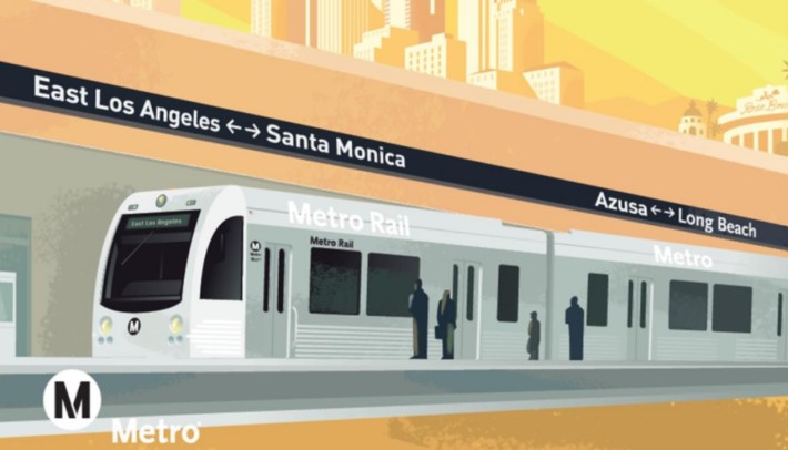 Metro's Regional Connector subway is already over-budget. Image via Metro