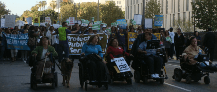 Disabled Angelenos are on the verge of finalizing a historic settlement that will invest heavily in L.A.'s sidewalk network. Photo via CALIF website