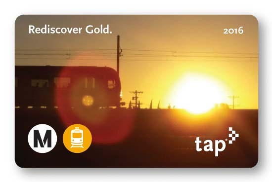 Get your commemorative Gold Line grand opening TAP card this Saturday. Image via Metro