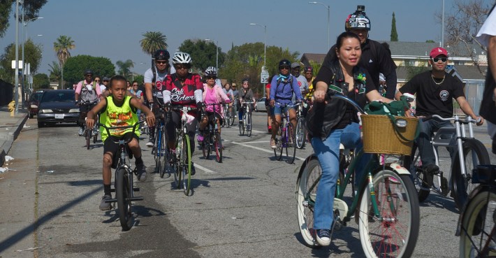 From cruisers to roadies -- everybody rides. Sahra Sulaiman/Streetsblog L.A.