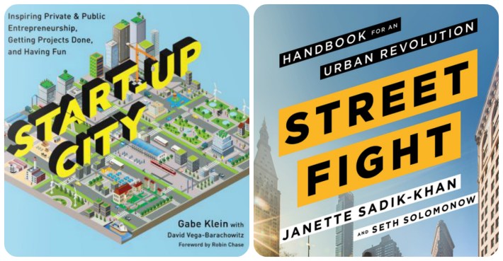 Win Start-Up City by Gabe Klein or Street Fight by Janette Sadik-Khan