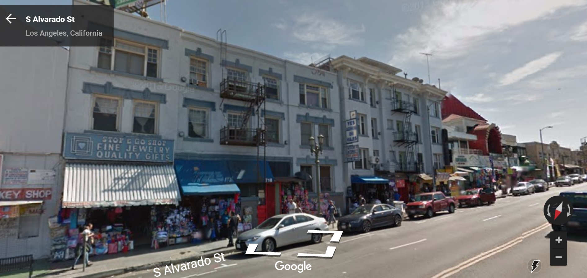 Avarado Street between 6th and 7th. Image via Google street view