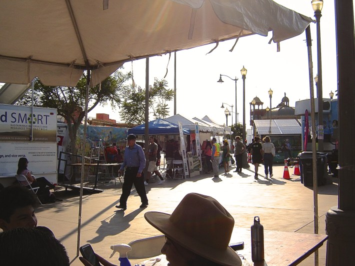 Eastside Sol at Mariachi Plaza. Sahra Sulaiman/Streetsblog L.A.