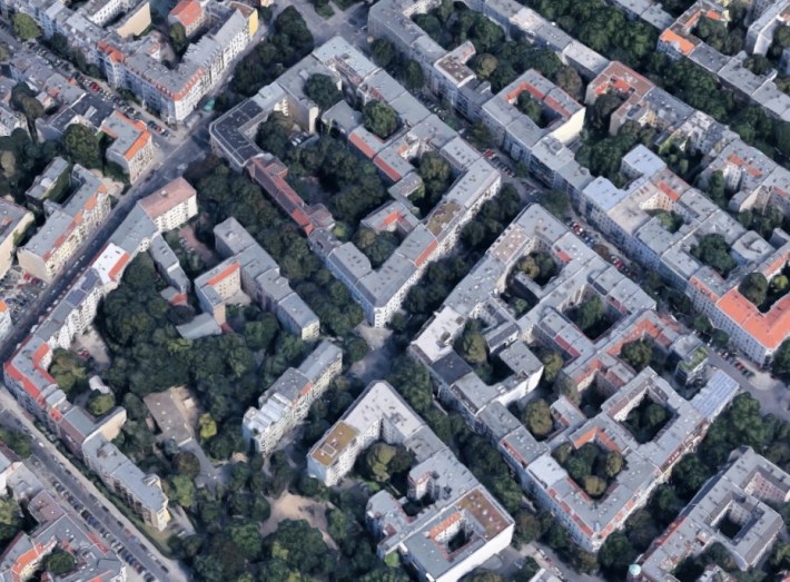 Downtown Berlin - via Google Earth