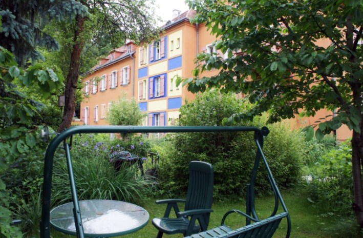A typical residential interior courtyard in a Berlin housing block - photo by Karen Eliot via Creative Commons/flickr