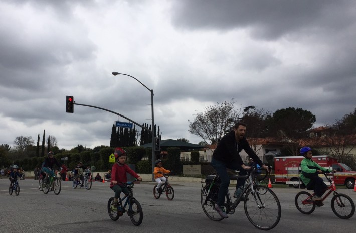 Gray cloudy morning skies at 626 Golden Streets in San Marino