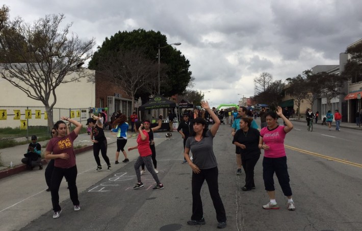 Zumba at Golden Streets in South Pasadena