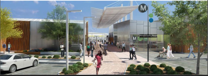 The $66 million overhaul of Watts' Willowbrook/Rosa Parks station will result in new bus bays, a new plaza, a bike hub, easier transfer between the Blue and Green Lines, a Metro customer service center (including transit court) and better connections to the surrounding community. Source: Metro