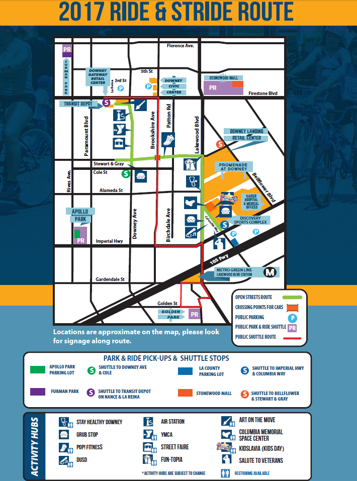 Downey Ride and Stride is this Sunday!