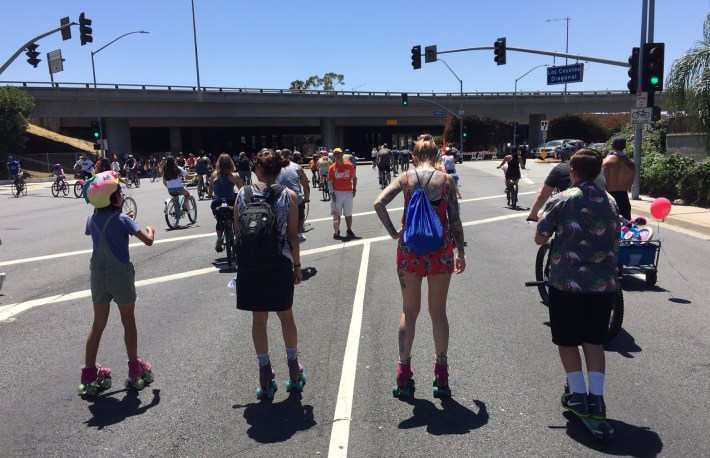 Skaters at Beach Streets