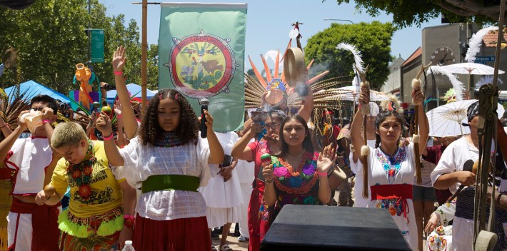 Heeding the four directions. Sahra Sulaiman/Streetsblog L.A.