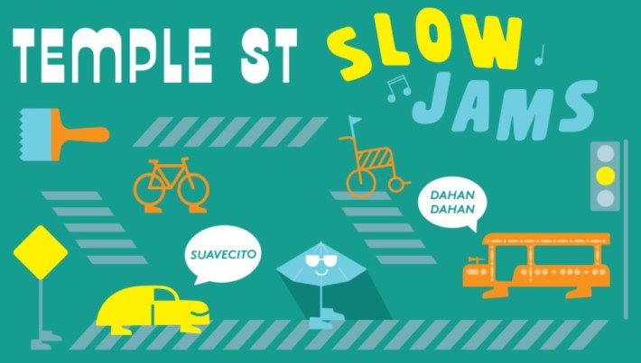 Temple Street Slow Jams - a Vision Zero activation - takes place all week