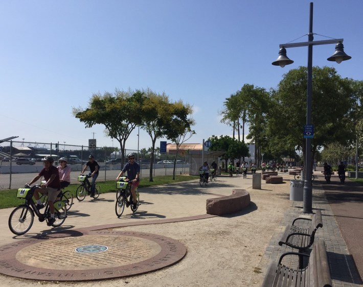 Visitor-friendly areas of the Port include extensive bike and walk paths