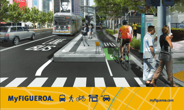 Rendering: LADOT at MyFigueroa