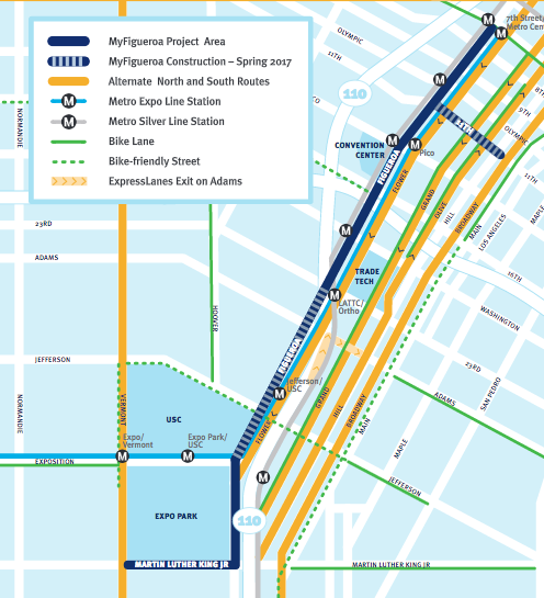 The map of the My Figueroa project. Source: My Figueroa