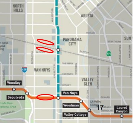 Possible East Valley train yard locations