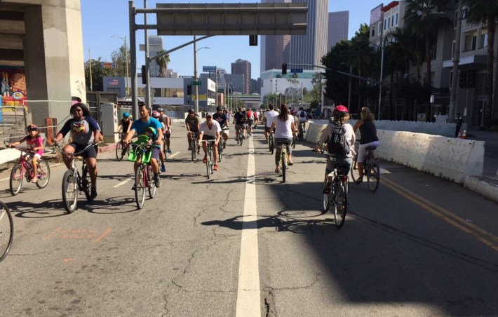 CicLAvia opens Glendale Boulevard in Central City West