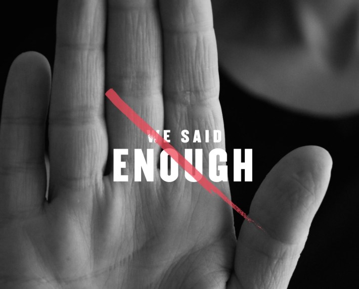 We Said Enough (capture from website)