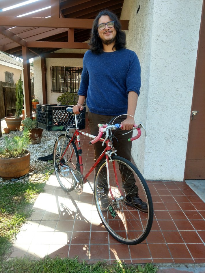 kris and bike