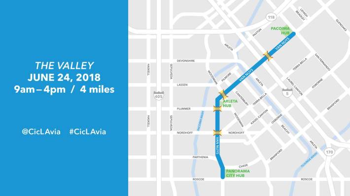 CicLAvia will open Van Nuys Blvd this Sunday June 24