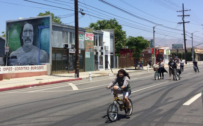 CicLAvia the Valley's route featured Pacoima's Mural Mile