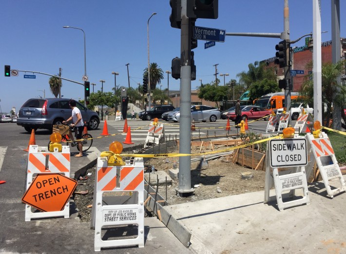 Construction already underway at Beverly and Vermont